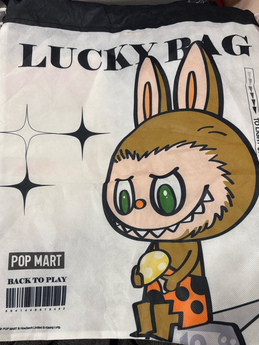 Lucky Bag Drawstring Bag (one callout)